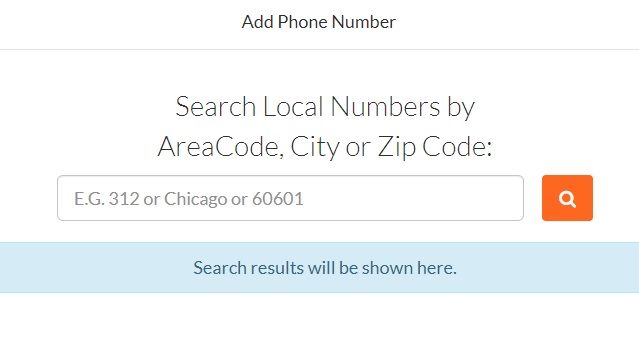 Search local phone number