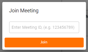 Join Meeting Dialog